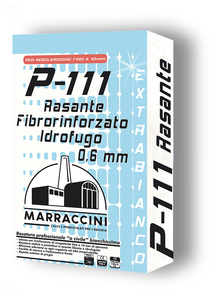 P-111 Rasante Fibrorinforzato Idrofugo